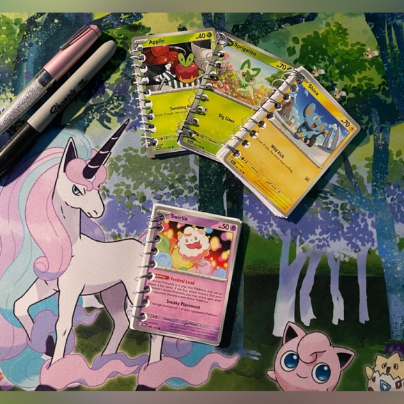 Pokémon🤩 Mini Note Books *Mini White Paper Note Book/Pocket Book! Handmade! - Picture 2 of 15